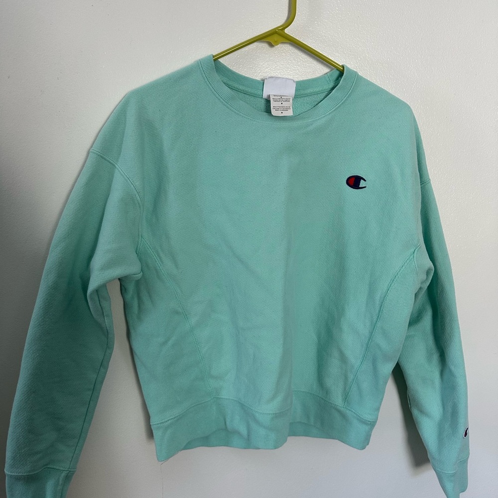 Champion Aqua Blue Sweatshirt